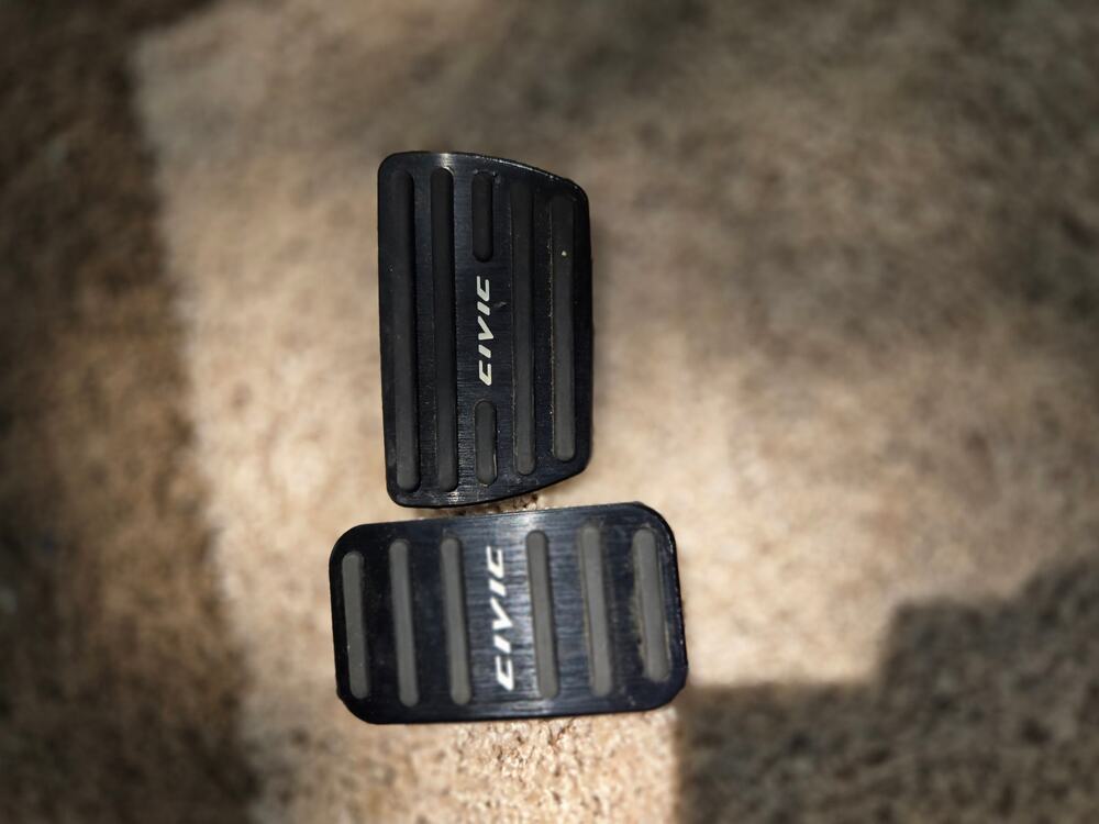 Aftermarket Honda Civic Automatic Transmission Non-Slip Pedal Covers 2-Piece